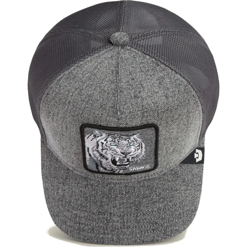 lippikset-kaareva-rekka-harmaa-snapback-savage-denim-the-farm-goorin-bros