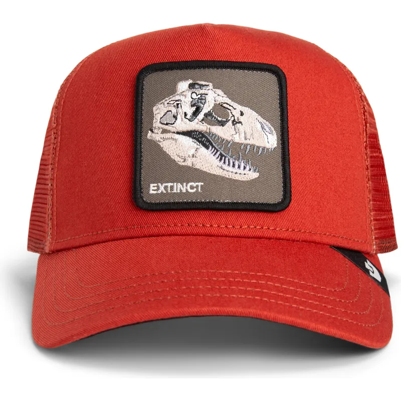 lippikset-kaareva-rekka-punainen-snapback-the-extinct-skull-grit-the-farm-goorin-bros lippikset-kaareva-rekka-punainen-snapback-the-extinct-skull-grit-the-farm-goorin-bros