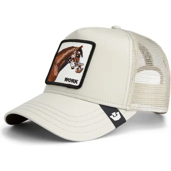 Cap kaareva white snapback The Farm de Goorin Bros.