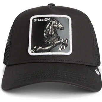 Lippikset kaareva rekka musta snapback Stallion The Farm Goorin Bros.
