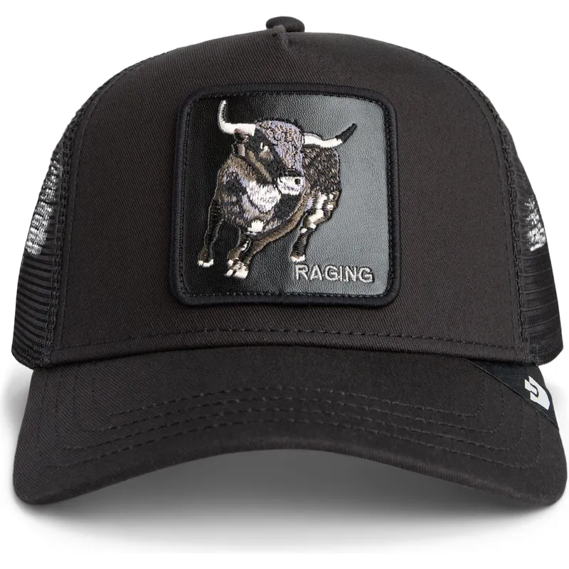 lippikset-kaareva-rekka-musta-snapback-raging-the-farm-goorin-bros
