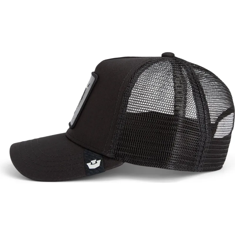 lippikset-kaareva-rekka-musta-snapback-raging-the-farm-goorin-bros