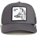 lippikset-kaareva-rekka-harmaa-snapback-silver-foxxx-the-farm-goorin-bros