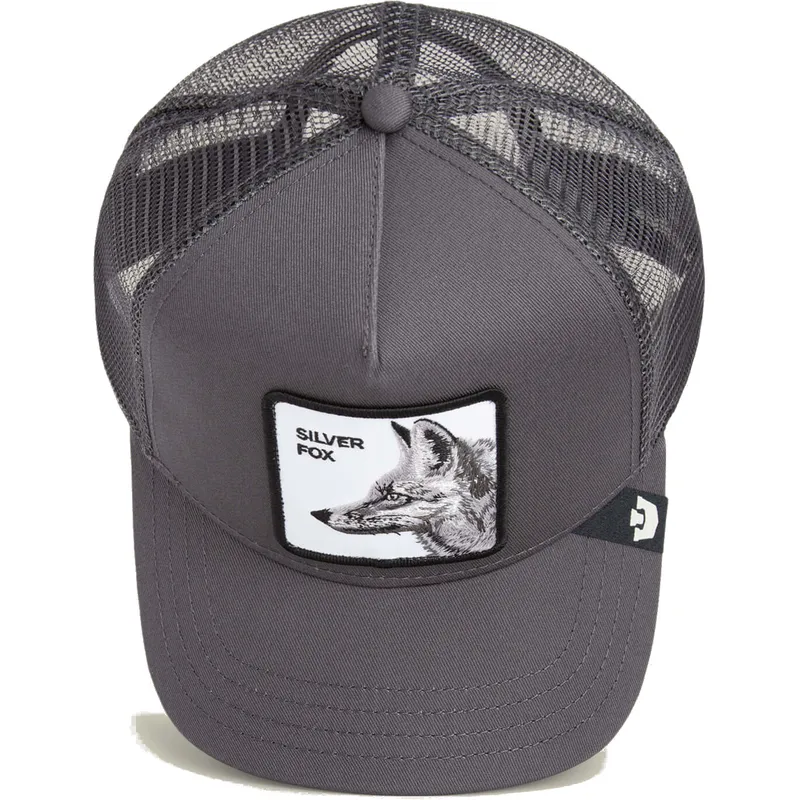 lippikset-kaareva-rekka-harmaa-snapback-silver-foxxx-the-farm-goorin-bros
