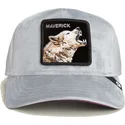 lippikset-kaareva-rekka-harmaa-snapback-maverick-wolf-velour-the-farm-goorin-bros