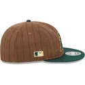lippikset-littea-ruskea-saadettava-nauha-9fifty-retro-crown-wool-pinstripe-oakland-athletics-mlb-new-era