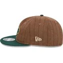 lippikset-littea-ruskea-saadettava-nauha-9fifty-retro-crown-wool-pinstripe-oakland-athletics-mlb-new-era