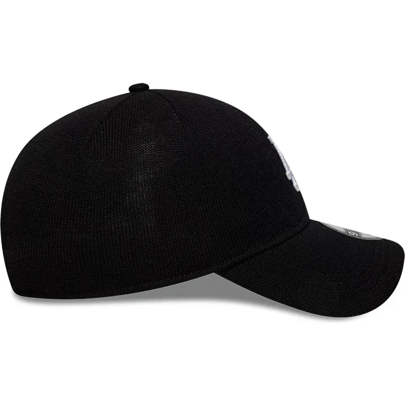 lippikset-kaareva-musta-saadettava-nauha-9twenty-merino-wool-los-angeles-dodgers-mlb-new-era