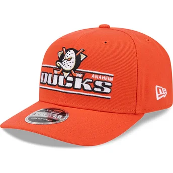 Lippikset kaareva oranssi snapback 9SEVENTY Stretch Snap Stated Anaheim Ducks NHL New Era