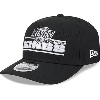 Cap kaareva black snapback 9SEVENTY Stretch Snap Stated Los Angeles Kings NHL New Era