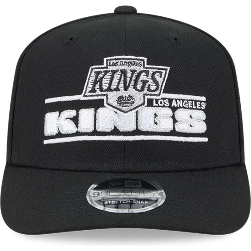 lippikset-kaareva-musta-snapback-9seventy-stretch-snap-stated-los-angeles-kings-nhl-new-era