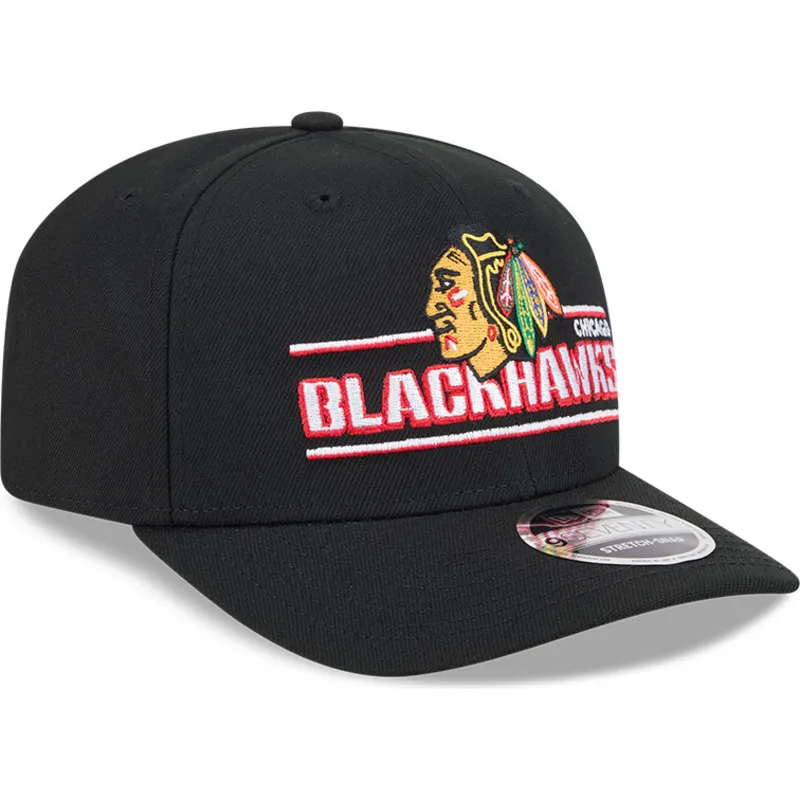cap-kaareva-black-snapback-9seventy-stretch-snap-stated-chicago-blackhawks-nhl-new-era cap-kaareva-black-snapback-9seventy-stretch-snap-stated-chicago-blackhawks-nhl-new-era
