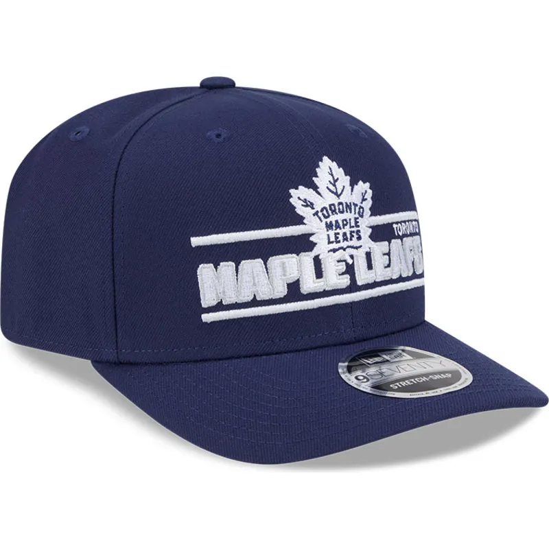 lippikset-kaareva-sininen-snapback-9seventy-stretch-snap-stated-toronto-maple-leafs-nhl-new-era