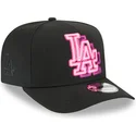 lippikset-kaareva-musta-snapback-9fifty-a-frame-neon-los-angeles-dodgers-mlb-new-era