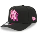 lippikset-kaareva-musta-snapback-9fifty-a-frame-neon-new-york-yankees-mlb-new-era