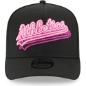 lippikset-kaareva-musta-snapback-9fifty-a-frame-neon-oakland-athletics-mlb-new-era