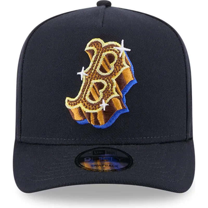 lippikset-kaareva-laivastonsininen-snapback-9fifty-a-frame-emblem-boston-red-sox-mlb-new-era