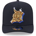lippikset-kaareva-laivastonsininen-snapback-9fifty-a-frame-emblem-detroit-tigers-mlb-new-era