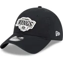 new-era-curved-brim-9twenty-stamp-los-angeles-kings-nhl-black-adjustable-cap
