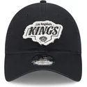 new-era-curved-brim-9twenty-stamp-los-angeles-kings-nhl-black-adjustable-cap