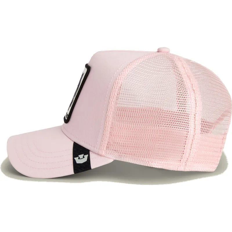lippikset-kaareva-rekka-vaaleanpunainen-snapback-panther-sport-the-farm-goorin-bros