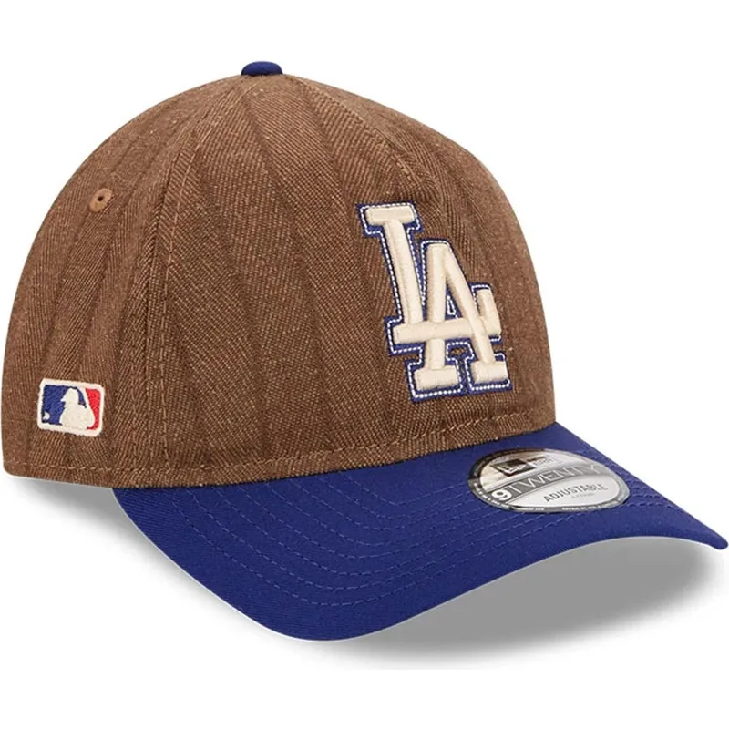 lippikset-kaareva-ruskea-saadettava-nauha-9twenty-a-frame-wool-pinstripe-los-angeles-dodgers-mlb-new-era lippikset-kaareva-ruskea-saadettava-nauha-9twenty-a-frame-wool-pinstripe-los-angeles-dodgers-mlb-new-era