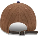 lippikset-kaareva-ruskea-saadettava-nauha-9twenty-a-frame-wool-pinstripe-los-angeles-dodgers-mlb-new-era