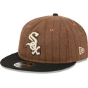 cap-littea-brown-adjustable-strap-9fifty-retro-crown-wool-pinstripe-chicago-white-sox-mlb-new-era