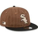 cap-littea-brown-adjustable-strap-9fifty-retro-crown-wool-pinstripe-chicago-white-sox-mlb-new-era