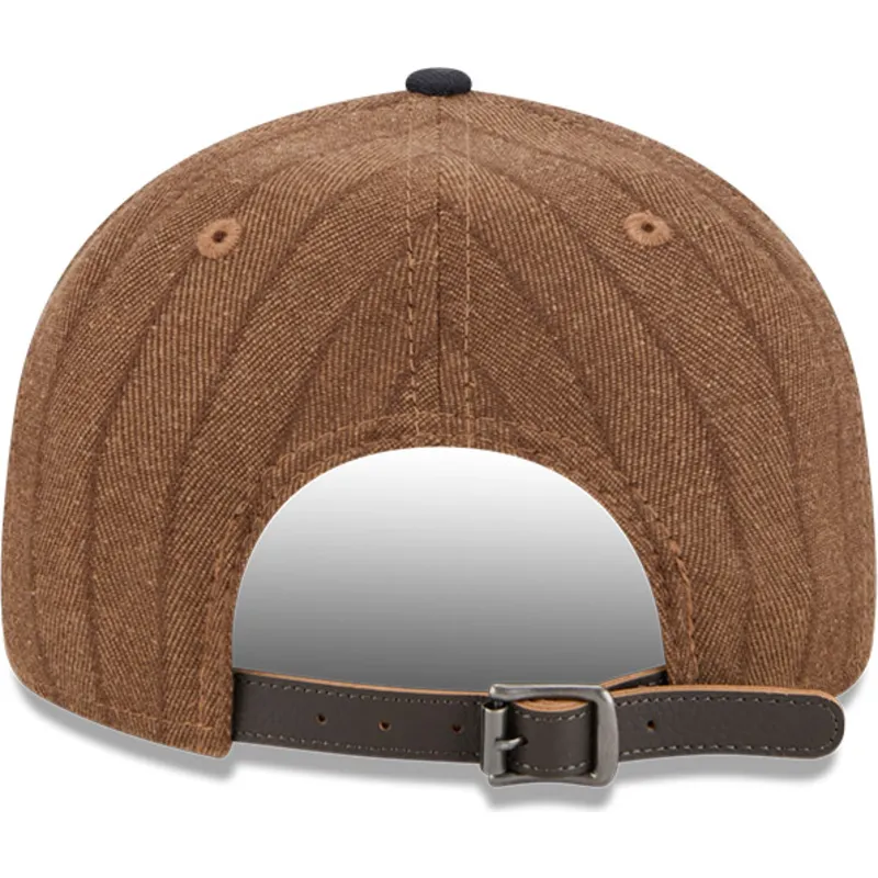 lippikset-littea-ruskea-saadettava-nauha-9fifty-retro-crown-wool-pinstripe-chicago-white-sox-mlb-new-era