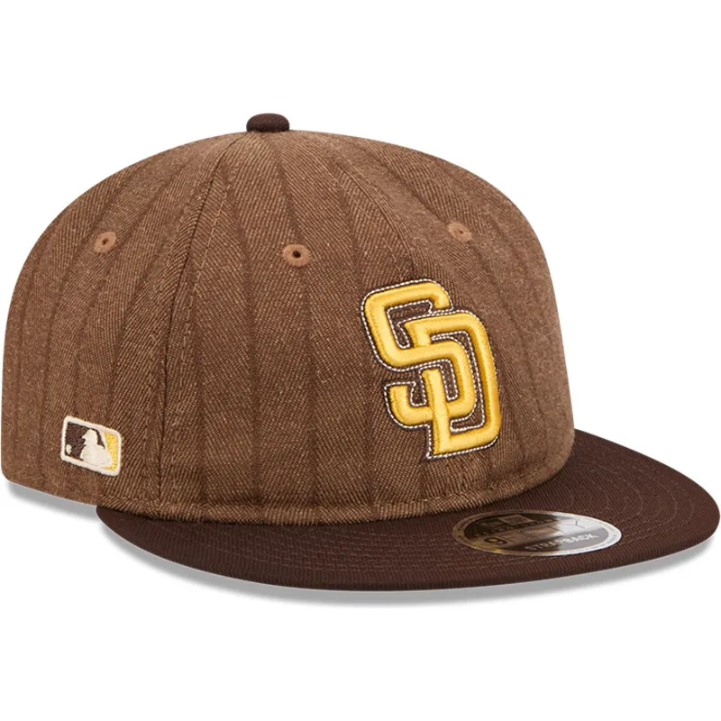 lippikset-littea-ruskea-saadettava-nauha-9fifty-retro-crown-wool-pinstripe-san-diego-padres-mlb-new-era lippikset-littea-ruskea-saadettava-nauha-9fifty-retro-crown-wool-pinstripe-san-diego-padres-mlb-new-era