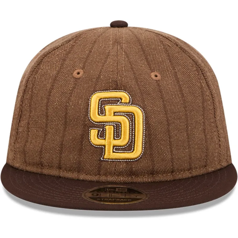 lippikset-littea-ruskea-saadettava-nauha-9fifty-retro-crown-wool-pinstripe-san-diego-padres-mlb-new-era lippikset-littea-ruskea-saadettava-nauha-9fifty-retro-crown-wool-pinstripe-san-diego-padres-mlb-new-era