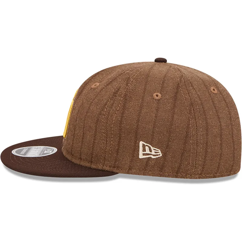 lippikset-littea-ruskea-saadettava-nauha-9fifty-retro-crown-wool-pinstripe-san-diego-padres-mlb-new-era lippikset-littea-ruskea-saadettava-nauha-9fifty-retro-crown-wool-pinstripe-san-diego-padres-mlb-new-era