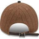 cap-kaareva-brown-adjustable-strap-9twenty-a-frame-wool-pinstripe-atlanta-braves-mlb-new-era