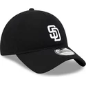 lippikset-kaareva-musta-saadettava-nauha-9twenty-merino-wool-san-diego-padres-mlb-new-era