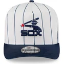 cap-kaareva-white-snapback-9fifty-a-frame-satin-pinstripe-chicago-white-sox-mlb-new-era
