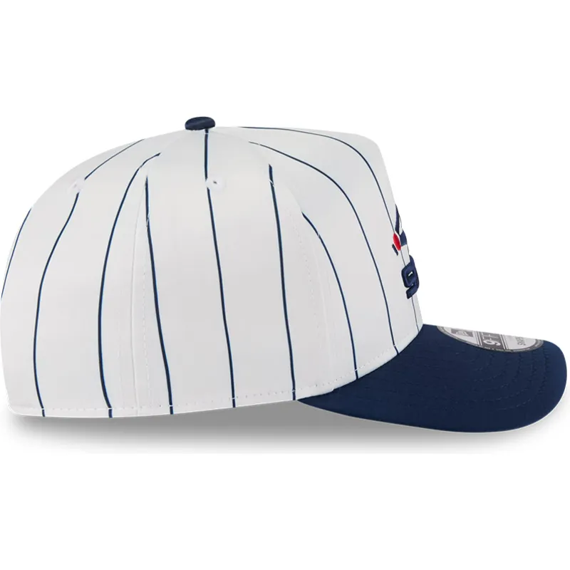 cap-kaareva-white-snapback-9fifty-a-frame-satin-pinstripe-chicago-white-sox-mlb-new-era cap-kaareva-white-snapback-9fifty-a-frame-satin-pinstripe-chicago-white-sox-mlb-new-era