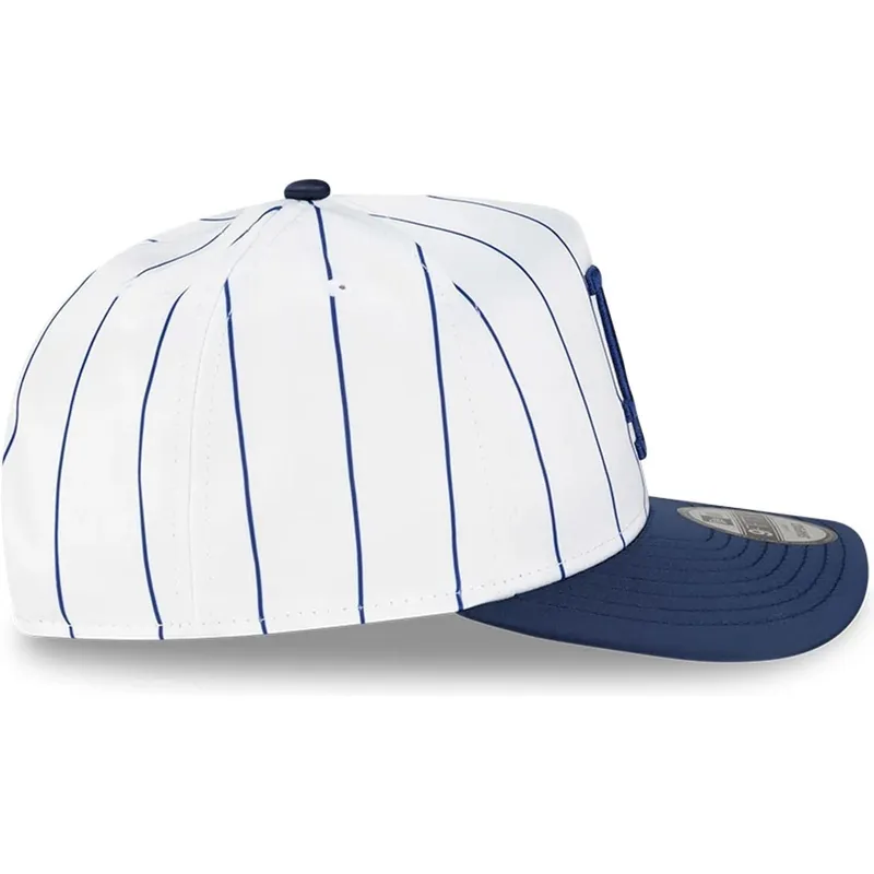 lippikset-kaareva-valkoinen-snapback-9fifty-a-frame-satin-pinstripe-los-angeles-dodgers-mlb-new-era