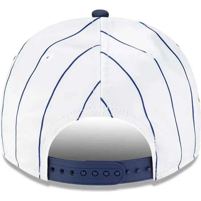 lippikset-kaareva-valkoinen-snapback-9fifty-a-frame-satin-pinstripe-los-angeles-dodgers-mlb-new-era
