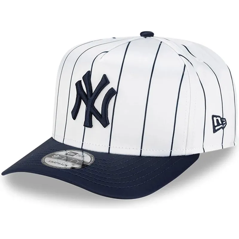 lippikset-kaareva-valkoinen-snapback-9fifty-a-frame-satin-pinstripe-new-york-yankees-mlb-new-era