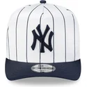 lippikset-kaareva-valkoinen-snapback-9fifty-a-frame-satin-pinstripe-new-york-yankees-mlb-new-era