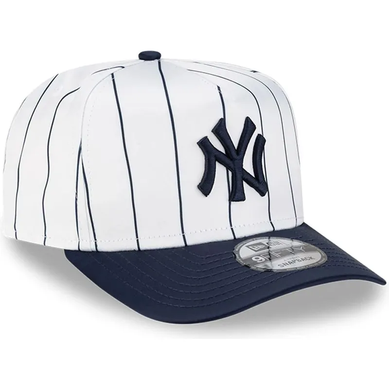 lippikset-kaareva-valkoinen-snapback-9fifty-a-frame-satin-pinstripe-new-york-yankees-mlb-new-era