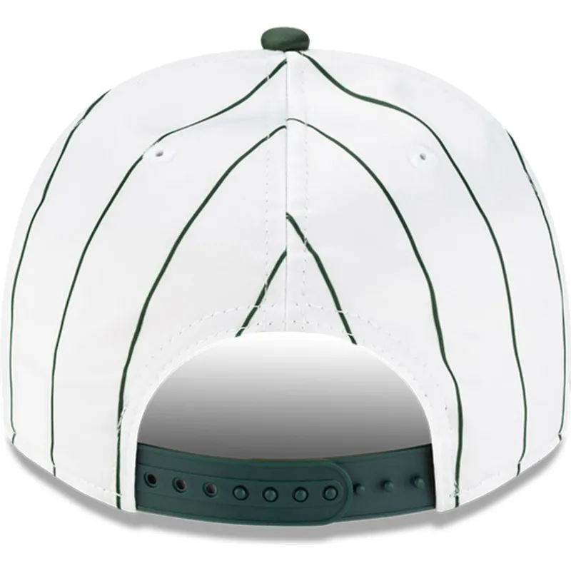 lippikset-kaareva-valkoinen-snapback-9fifty-a-frame-satin-pinstripe-oakland-athletics-mlb-new-era