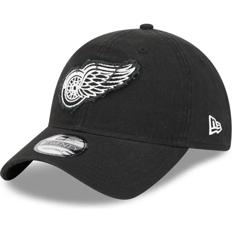 lippikset-kaareva-musta-saadettava-nauha-9twenty-stamp-detroit-red-wings-nhl-new-era