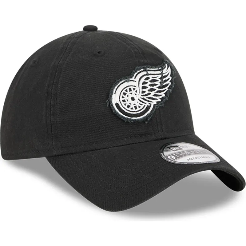 lippikset-kaareva-musta-saadettava-nauha-9twenty-stamp-detroit-red-wings-nhl-new-era