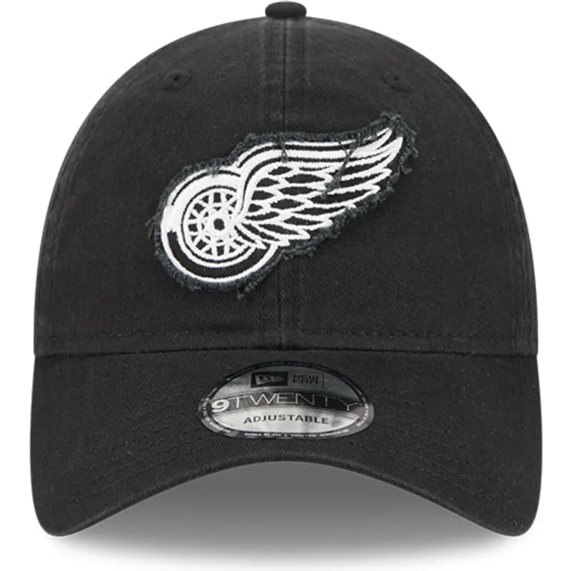 lippikset-kaareva-musta-saadettava-nauha-9twenty-stamp-detroit-red-wings-nhl-new-era