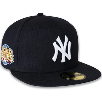 Cap litteä navy blue ajustada 59FIFTY World Series 2009 Side Patch New York Yankees MLB New Era