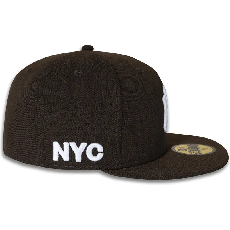 lippikset-littea-ruskea-istuva-59fifty-nyc-side-new-york-yankees-mlb-new-era