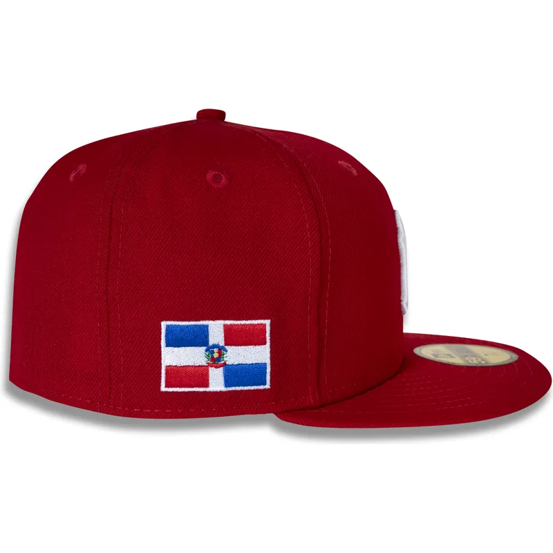 lippikset-littea-punainen-istuva-59fifty-side-dominican-republic-new-york-yankees-mlb-new-era