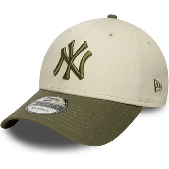 Lippikset kaareva monivärinen säädettävä nauha 9FORTY Side Patch New York Yankees MLB New Era